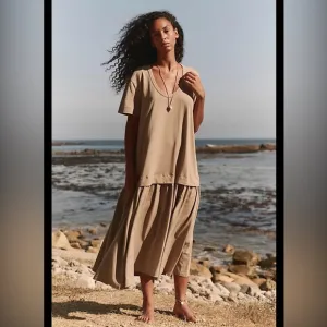 NWOT free people Herron Drop-Waist Maxi