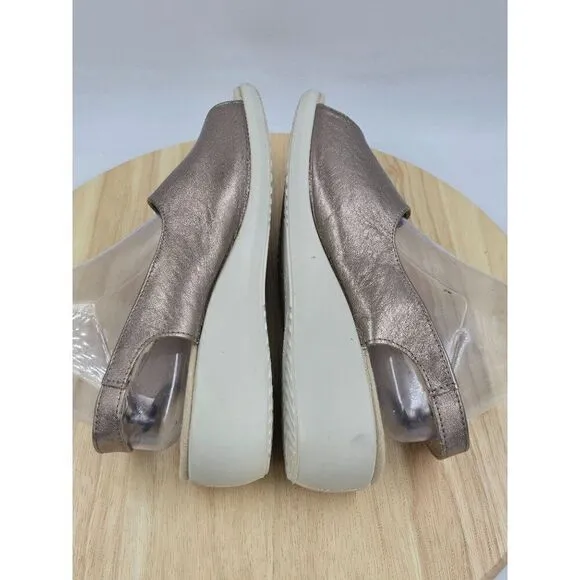 NWOt Hotter Olivia Sandals  Peep Toe Comfort Rose Gold Womens Size 8.5 EEE