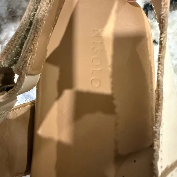 NWOT Nisolo Women's Cream Sandals