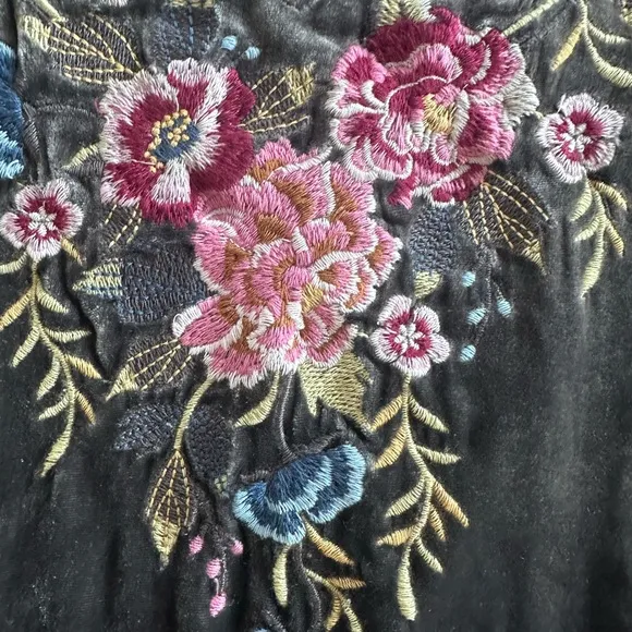 NWOT! Velvet Silk Johnny Was long dress