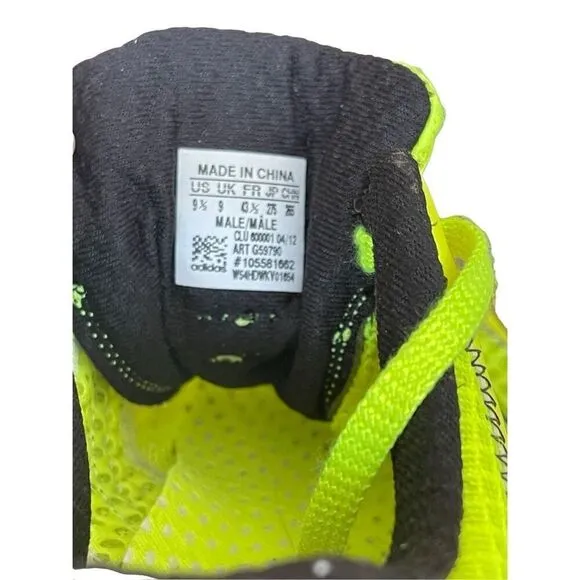 NWT Adidas Men's Yellow Lace Up ClimaCool Modulatio Running Shoes Size 9.5