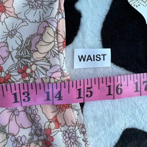NWT Altar'd State Olivia Mesh‎ Floral Blush Dress Medium