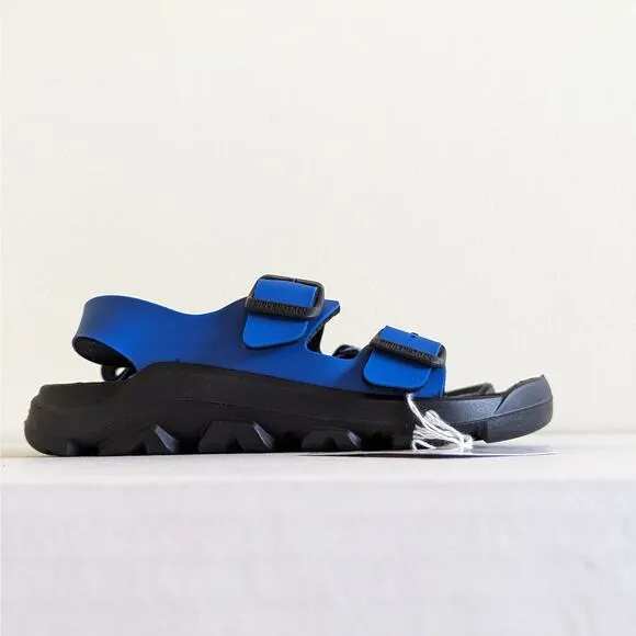 NWT Birkenstock Kids Size 30/US12 Mogami Ultrablue Black Sandals Narrow Fit