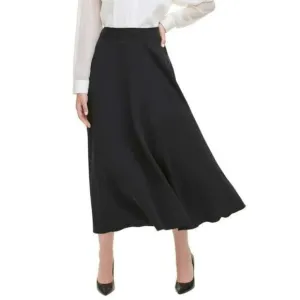 NWT DKNY Women's A-Line Flare Maxi Skirt