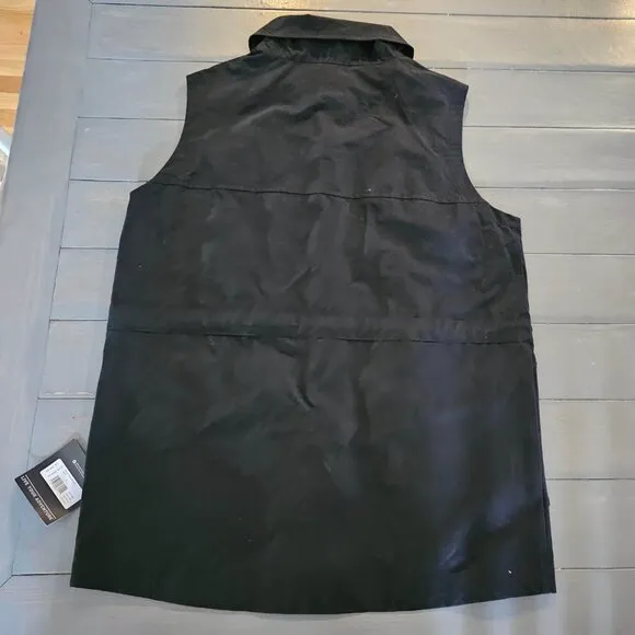 NWT Eddie Bauer Women's Black Lightweight Trekker Vest Size Small