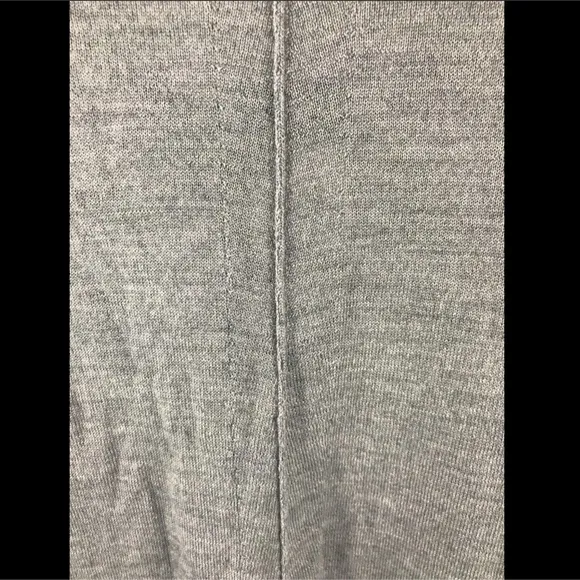 NWT Eileen Fisher V-Neck Merino Wool‎ Dress in Moon Grey [SZ XS ]