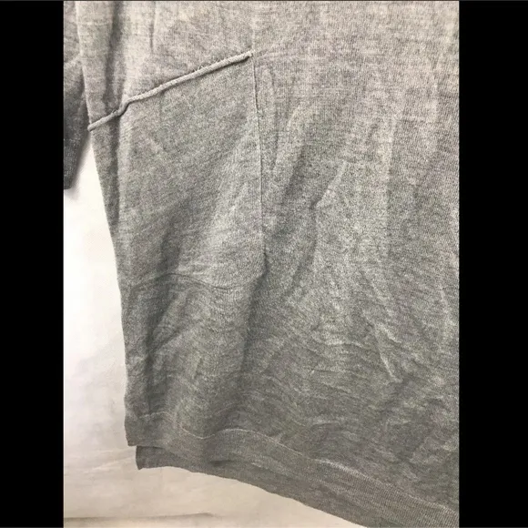 NWT Eileen Fisher V-Neck Merino Wool‎ Dress in Moon Grey [SZ XS ]