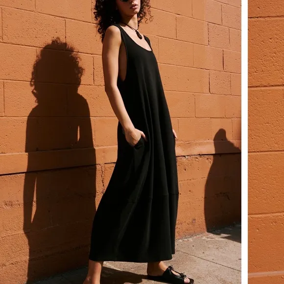 NWT Free People Perth Barrel Tee Midi