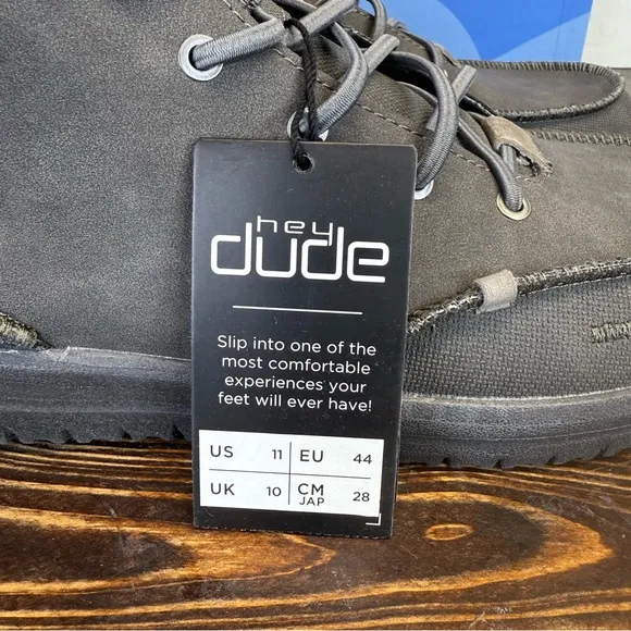 NWT Hey Dude Bradley Granite Boots Men’s Size 11 – New in Box