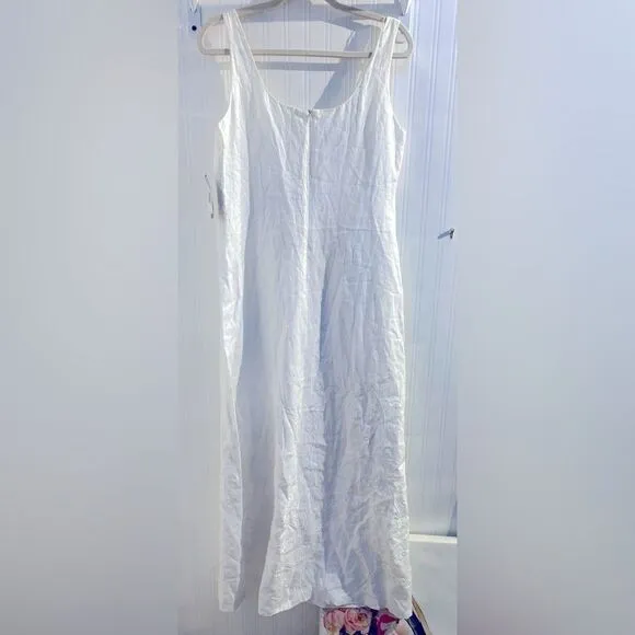 NWT Lauren Ralph Lauren Shelter Island Linen Dress Size 12
