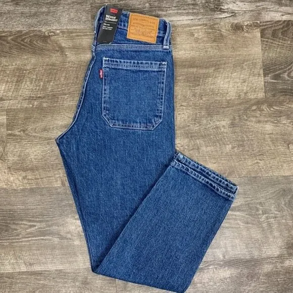 NWT Levi's Wedgie High Waist Straight Leg Crop Jeans - Size 26