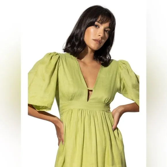 NWT Lusana Brooklyn Linen Dress