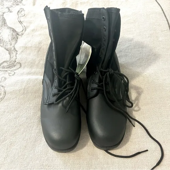 NWT ROTHCO MILITARY-STYLE JUNGLE UNISEX BLACK COMBAT BOOT