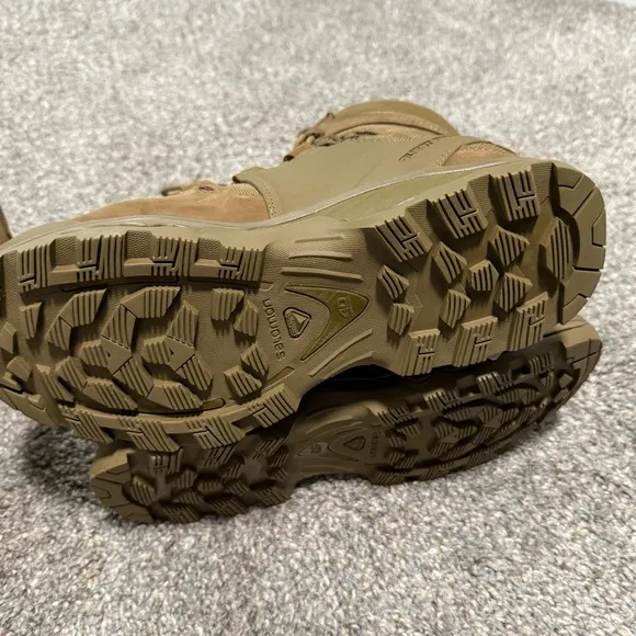 NWT Salomon Mission Quest 4D Gore-Tex Forces 2 Coyote Brown Hiking Boots Women 9