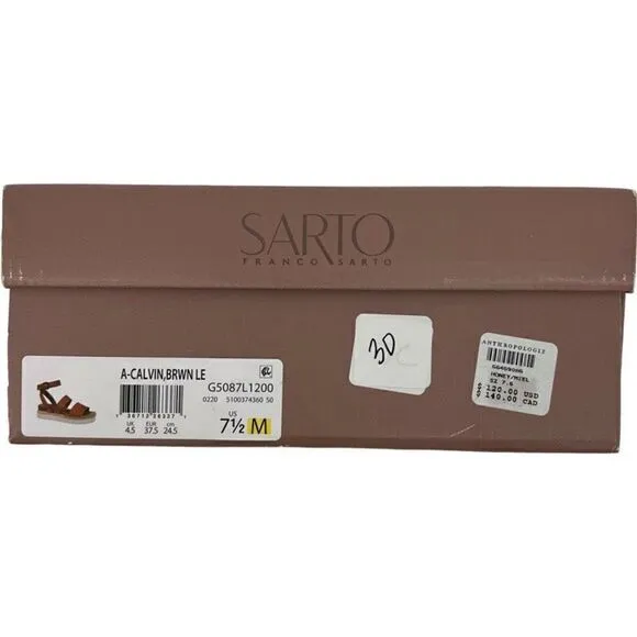 NWT Anthropologie Franco Sarto Calvin Heeled Sandals