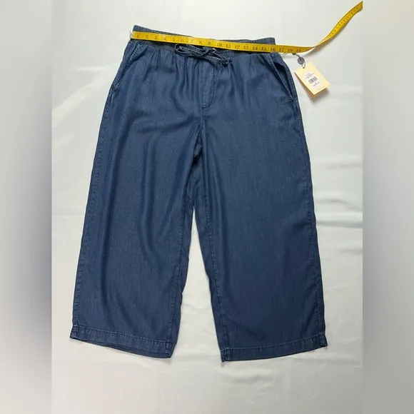 NYDJ Jayne Wide Leg Ankle Denim Pants
