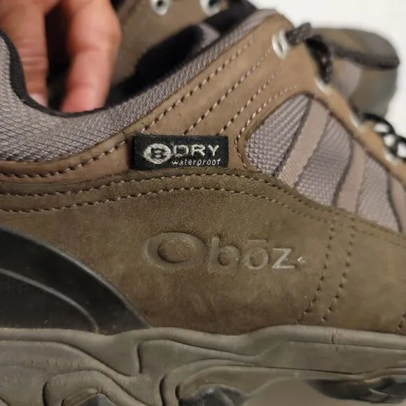Oboz Shoes Mens 12 Hiking Boots Waterproof Leather Tamarack Mid Outdoor Athletic