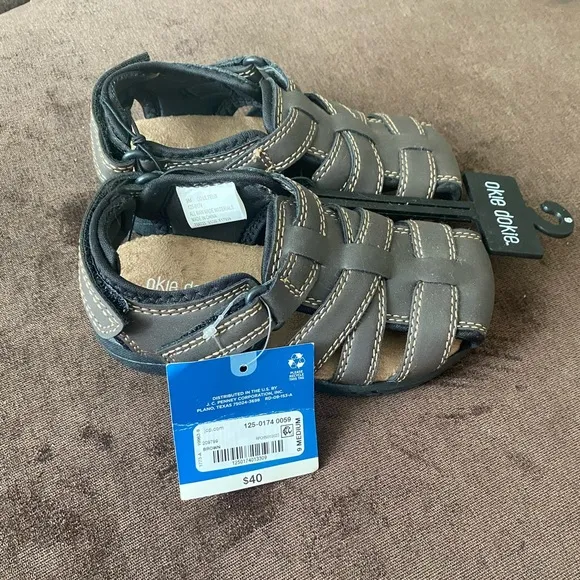Okie Dokie Kids Memory Foam Sandals