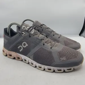 On Cloud Flow Womens Size 9 Running Shoes Rock Rose Gray Black Pink