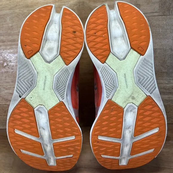 On Cloudeclipse REFLECTIVE Womens Size 8 Running Shoes Sneakers Flame Ivory