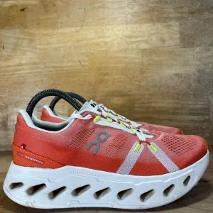 On Cloudeclipse REFLECTIVE Womens Size 8 Running Shoes Sneakers Flame Ivory