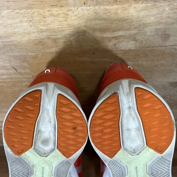 On Cloudeclipse REFLECTIVE Womens Size 8 Running Shoes Sneakers Flame Ivory