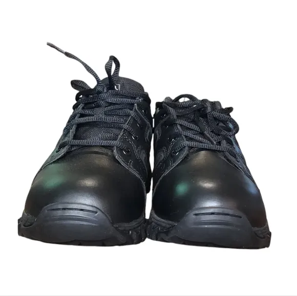 Original Swat Chase Low Mens Black Leather Lace Up Tactical Boots Size 10.5