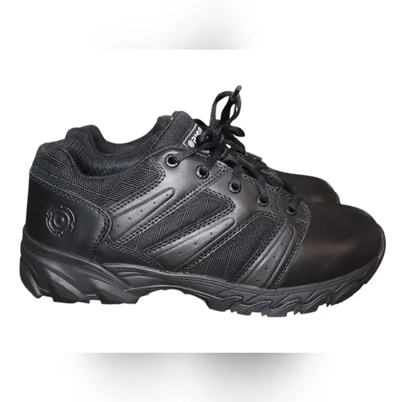 Original Swat Chase Low Mens Black Leather Lace Up Tactical Boots Size 10.5