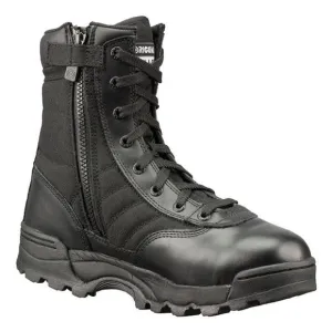 Original Swat Leather Tactical Boots. Classic Side Zip. Size 13