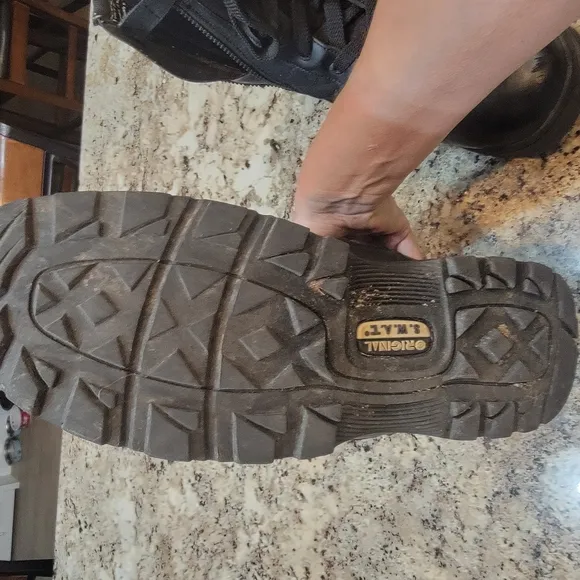 Original Swat Leather Tactical Boots. Classic Side Zip. Size 13