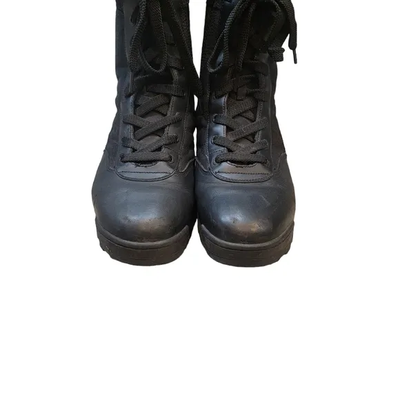 Original Swat Leather Tactical Boots. Classic Side Zip. Size 13