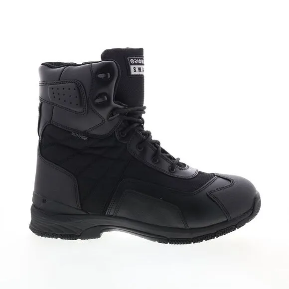 Original Swat Mens HAWK 9&quot; Waterproof Side-Zip EN Black Boots (NWT)
