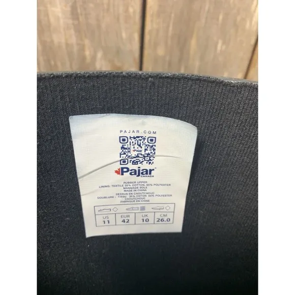 Pajar &quot;Axara&quot; Rubber Buckle Detailed Mid-Calf Rain Boots Size 42 EU / 11 US