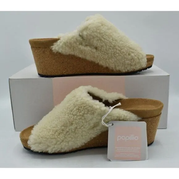 Papillio Birkenstock EU 38 US 7 Namica Teddy Shearling Narrow Fit Sandals