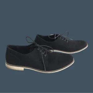 PERRY ELLIS- MENS BLACK COMFY LACE UP SHOES SIZE 11.5