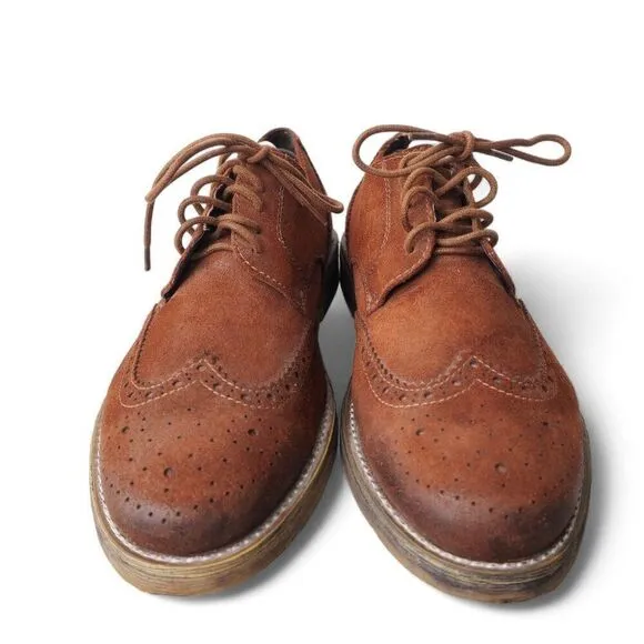 Pikolinos Canet Wingtip Suede Casual Oxfords Brown Men's 9-9.5