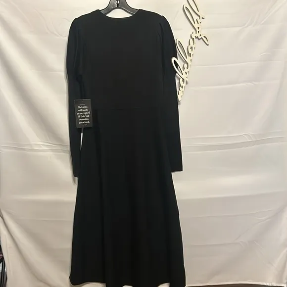 POMANDER PLACEBlack Brielle Sweater Dress