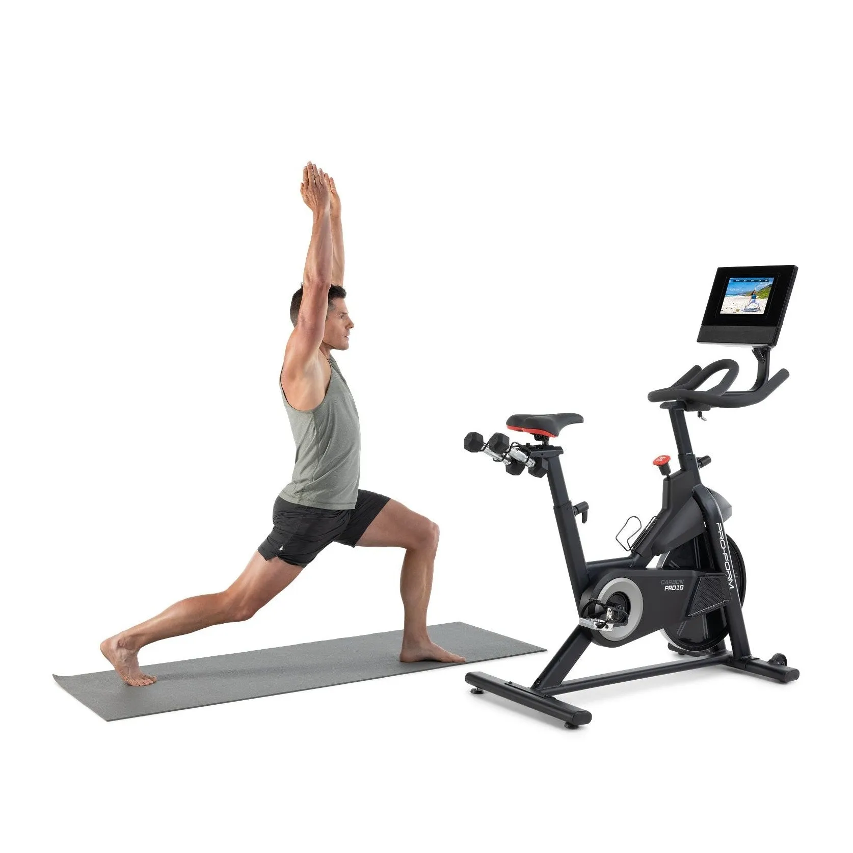 ProForm Carbon Pro10 Studio Bike for Fun, Effective Indoor Cycling Workouts
