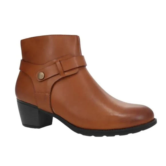Propet Women's Topaz Heeled Ankle Boots Brown Size 11 W