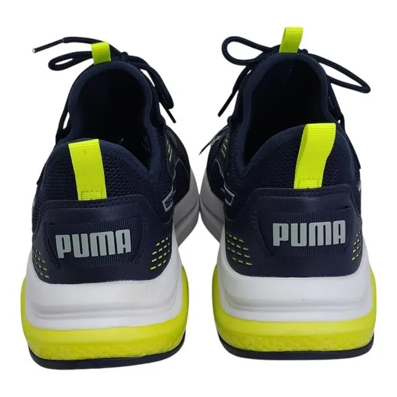 Puma Mens Running Shoes Size 10.5 Lightweight Mesh Upper Cushioned Sole Navy