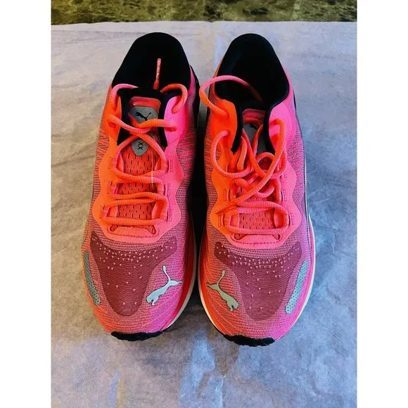 Puma Women's Run Xx Nitro - 376171 07 - Sunset Glow / Pink and Silver - Size: 8