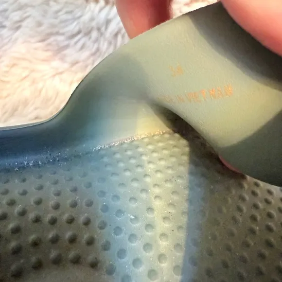 Rag &amp; Bone Green Brixley Platform Slide Sandal Size 8