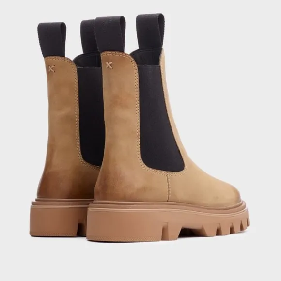 Rag &amp; Bone Quest Chelsea Boots Camel Tan Women’s EU 35/US 5 $495