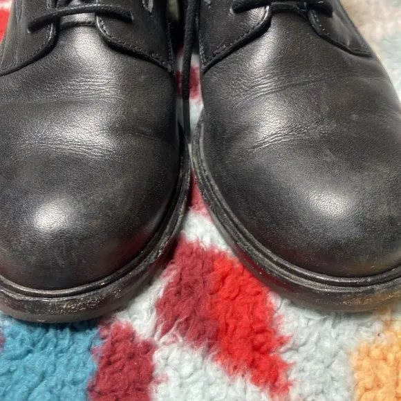 Rag &amp; Bone Slayton lace up black leather boots
