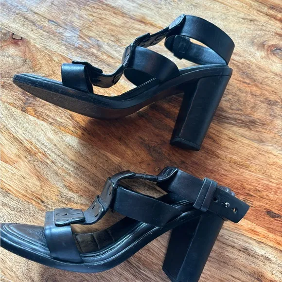 Rag &amp; Bone  stacked heeled sandals