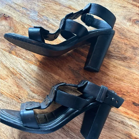 Rag &amp; Bone  stacked heeled sandals