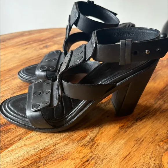 Rag &amp; Bone  stacked heeled sandals