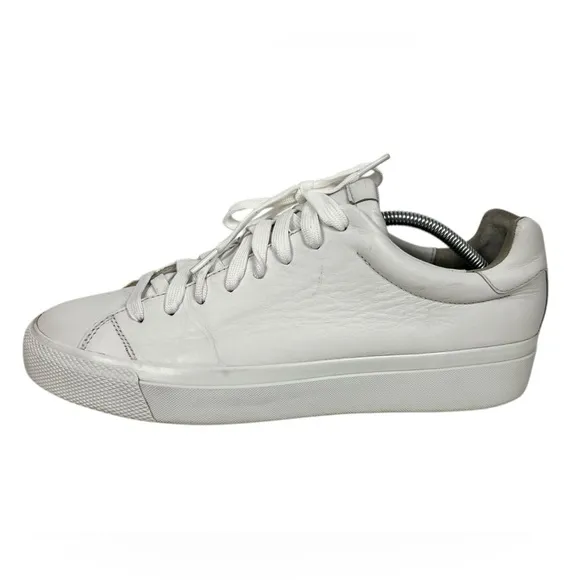 Rag And Bone Casual Sneakers White Leather Lace Up Mens Size EU 44 US 10.5