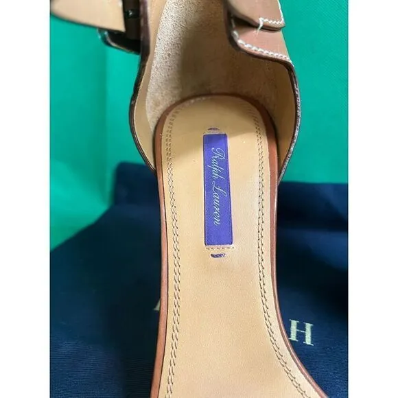 Ralph Lauren Purple Label Brown Darcia Sandals