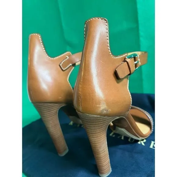 Ralph Lauren Purple Label Brown Darcia Sandals